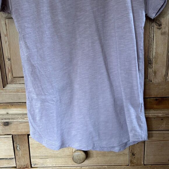 Madewell XXS Whisper Crewneck Tee Muted Mauve Pink Crewneck Short Sleeve T-Shirt - Picture 4 of 7